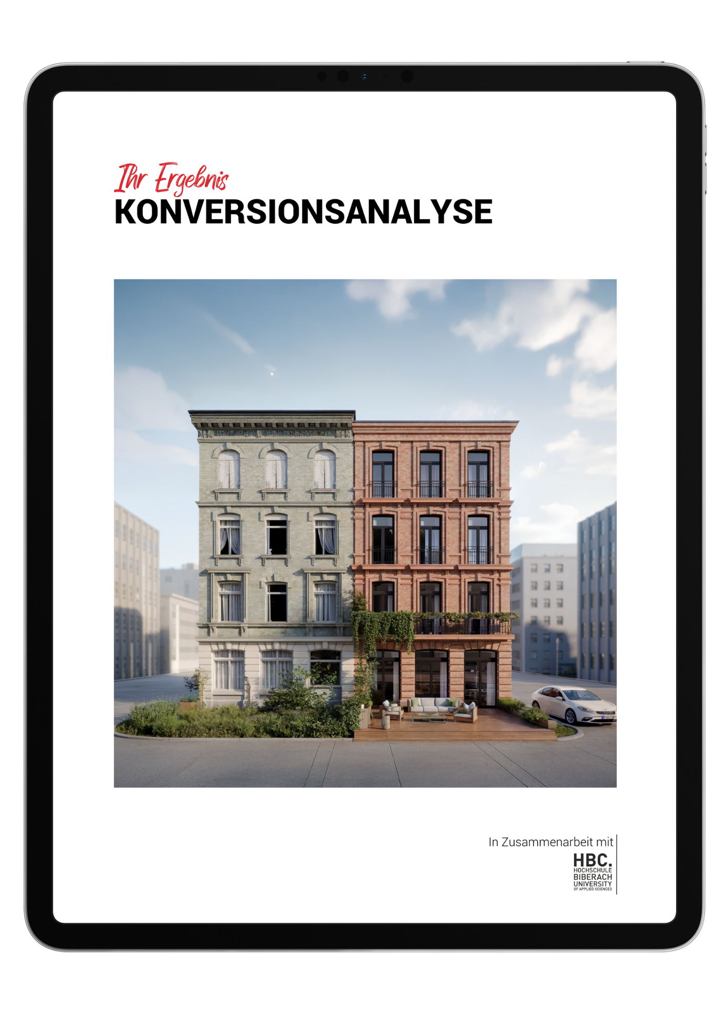 Zu sehen ist die digitale Konversionsanalyse.