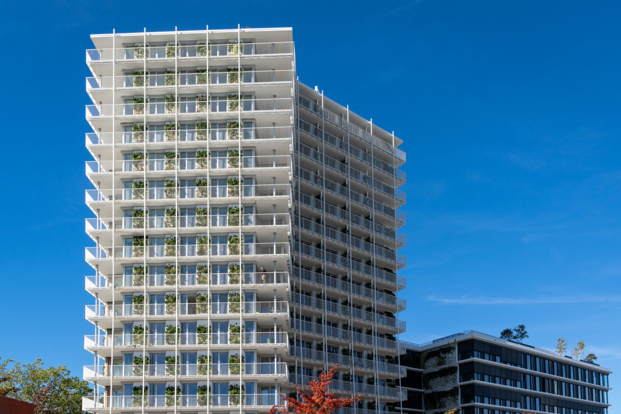 Beispielbild: BlackF Tower in Freiburg, ausgestattet von BelForm