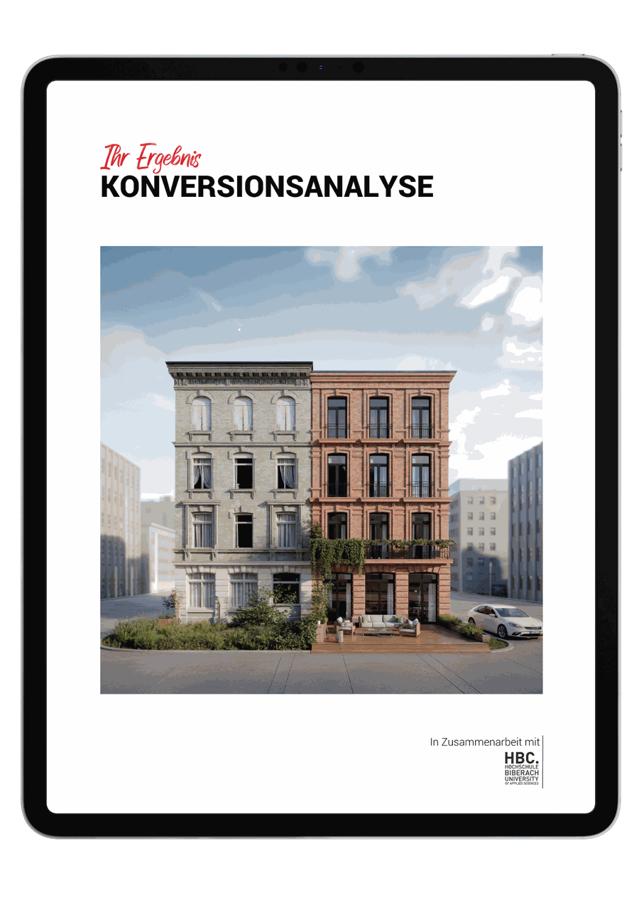 Zu sehen ist die digitale Konversionsanalyse.