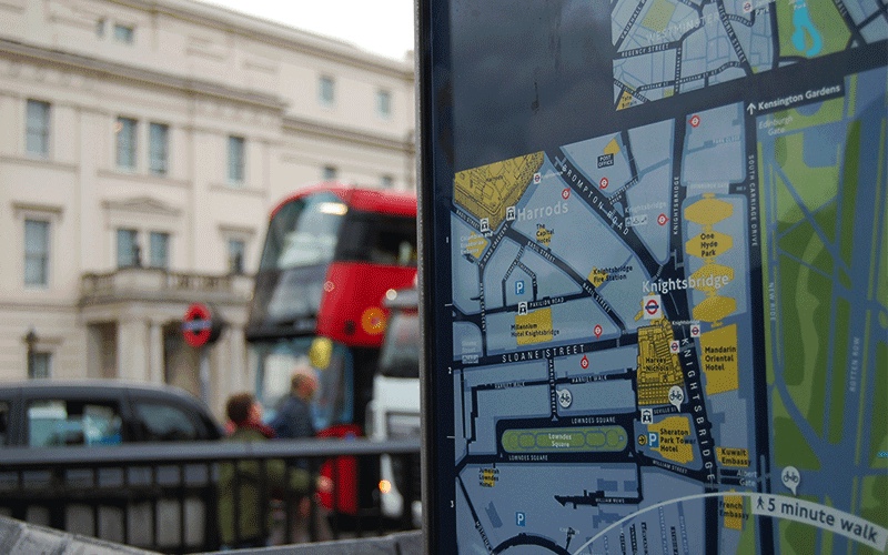 London Bus Karte