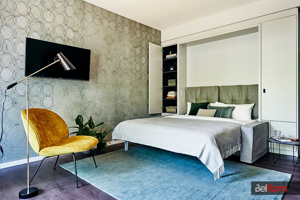 #behomie Düsseldorf: möbliertes Apartment | BelForm: Analyse, Konzept, Innenarchitektur, Serienmöbel, Montage