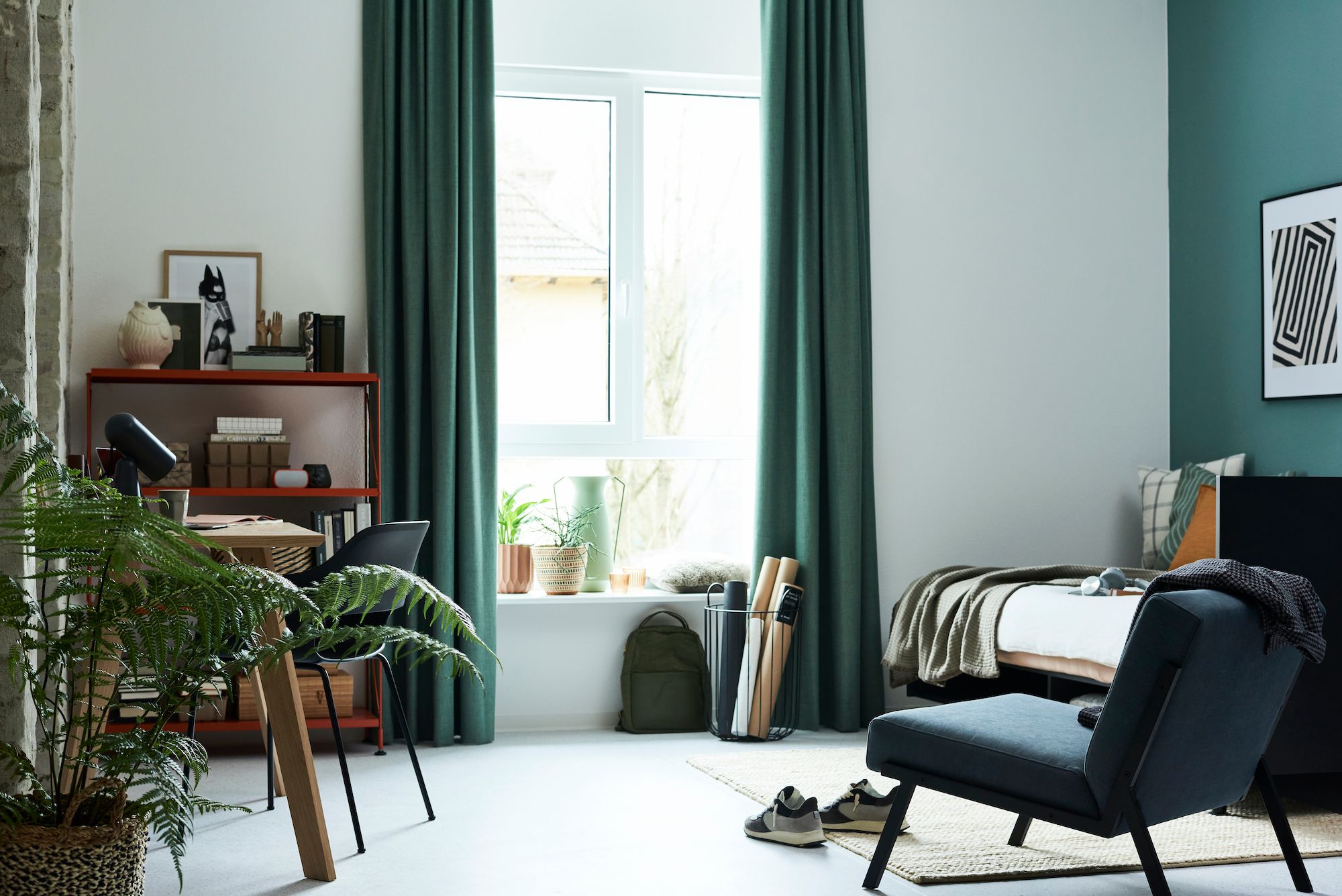 Effizient und schön eingerichtetes Studentenapartment