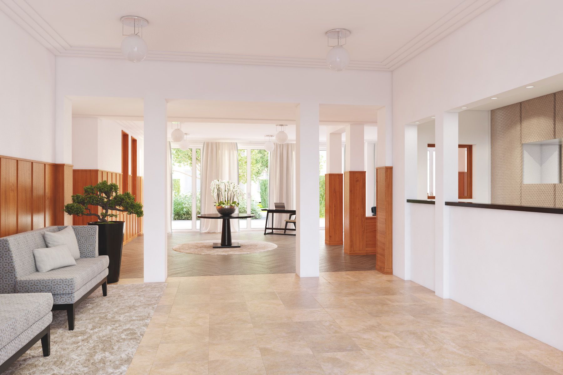 Tertianum Premium Residenz: Empfang | eingerichtet von BelForm